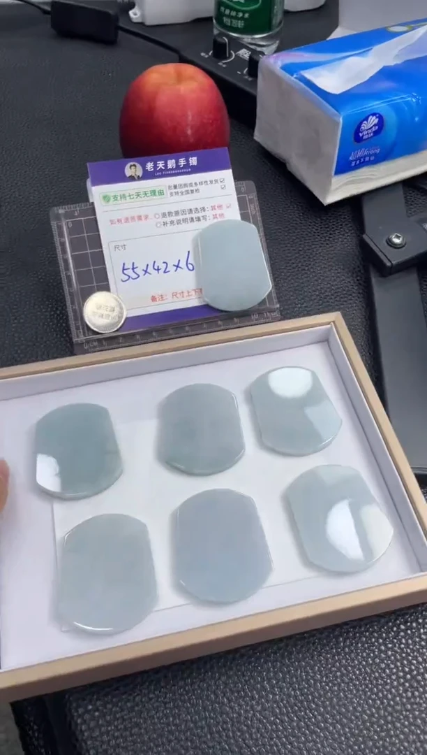 颈饰未镶嵌翡翠无事牌配绳7/多样性发其一CP