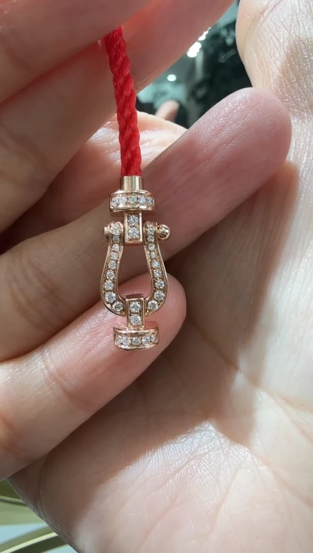 【闪购商品】钻石手链18K金镶嵌马蹄手绳