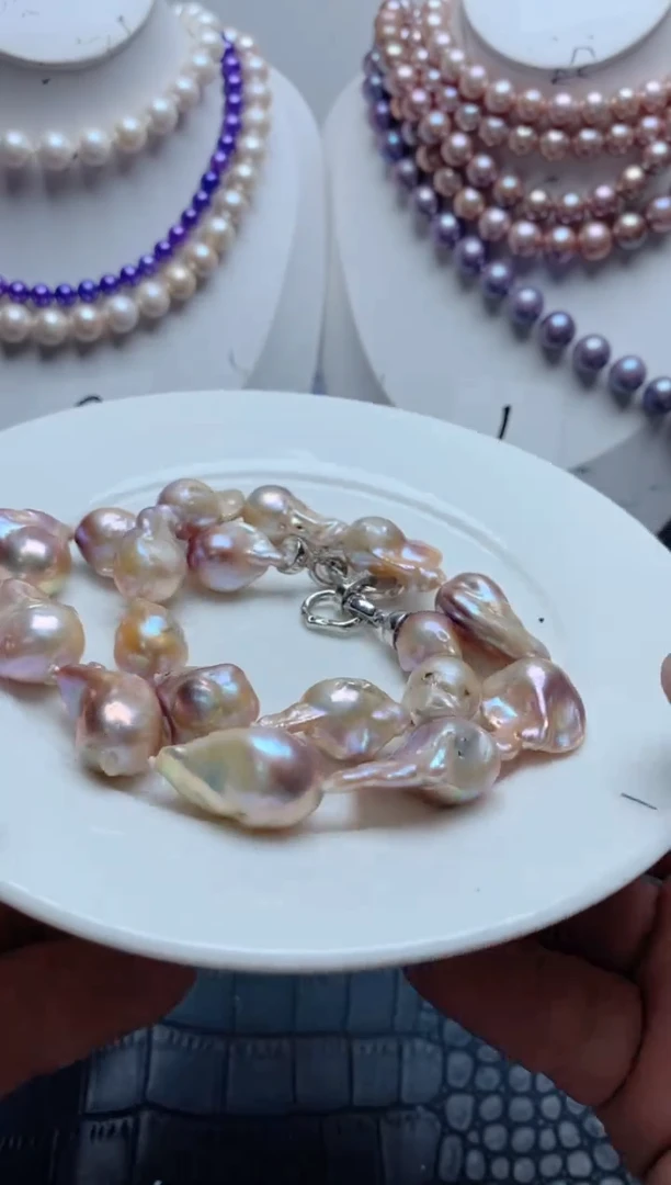 淡水珍珠未镶嵌颈饰0252