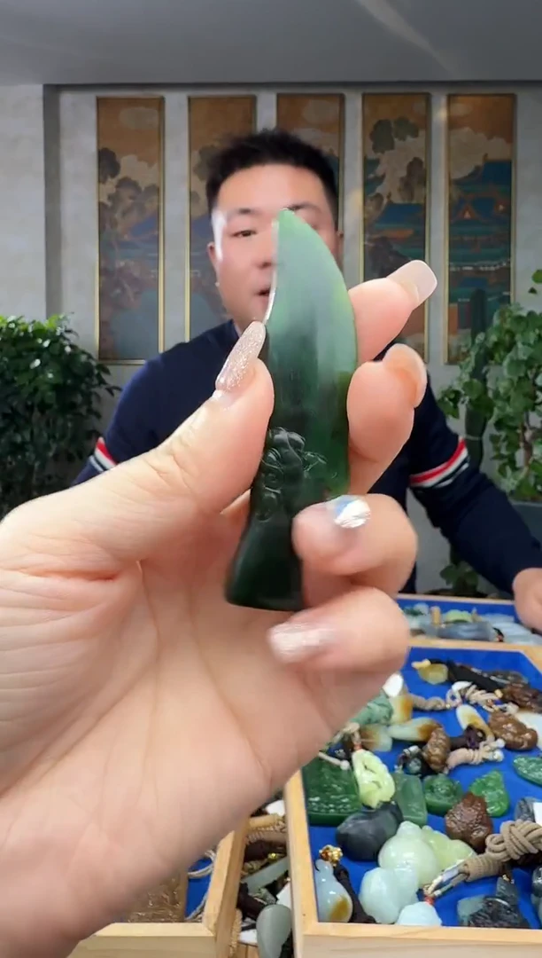 颈饰未镶嵌和田玉拍一发一多样性发货