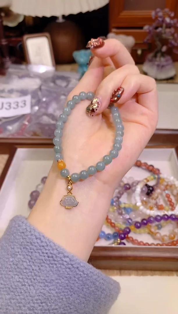 【闪购商品】翡翠手饰未镶嵌335手串