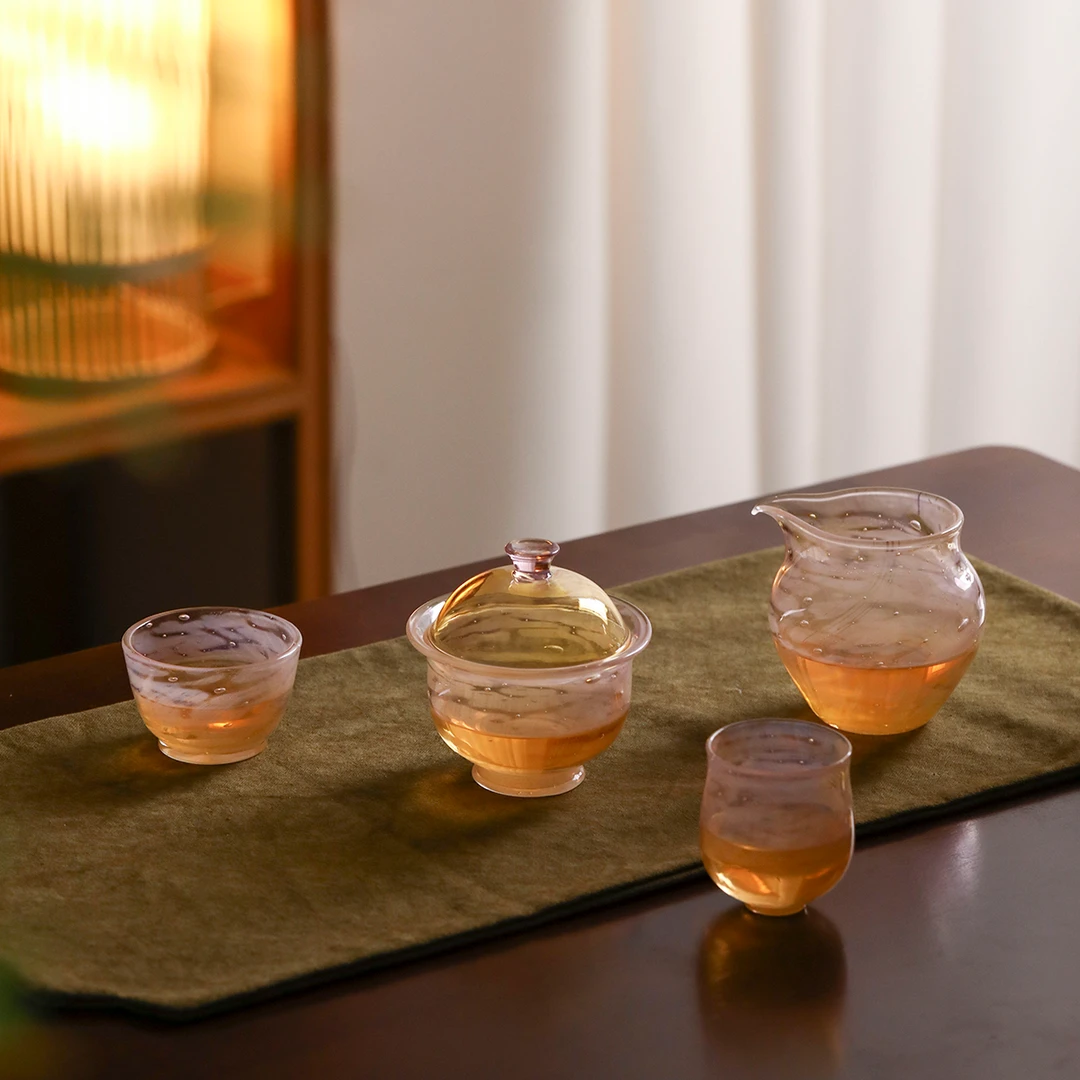 祥禾茶事｜手工简约风厚款公道杯家用透明耐热日式茶具分茶器