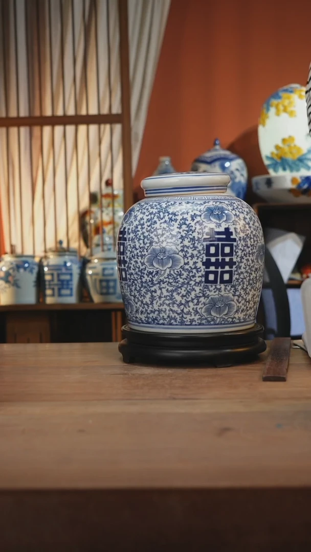 现代景德镇设计师釉下手绘陶瓷餐具