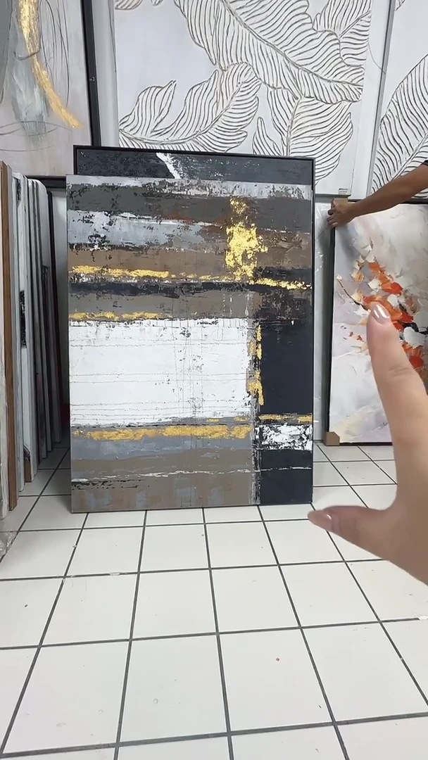 竖款168美术馆 装饰画120*90