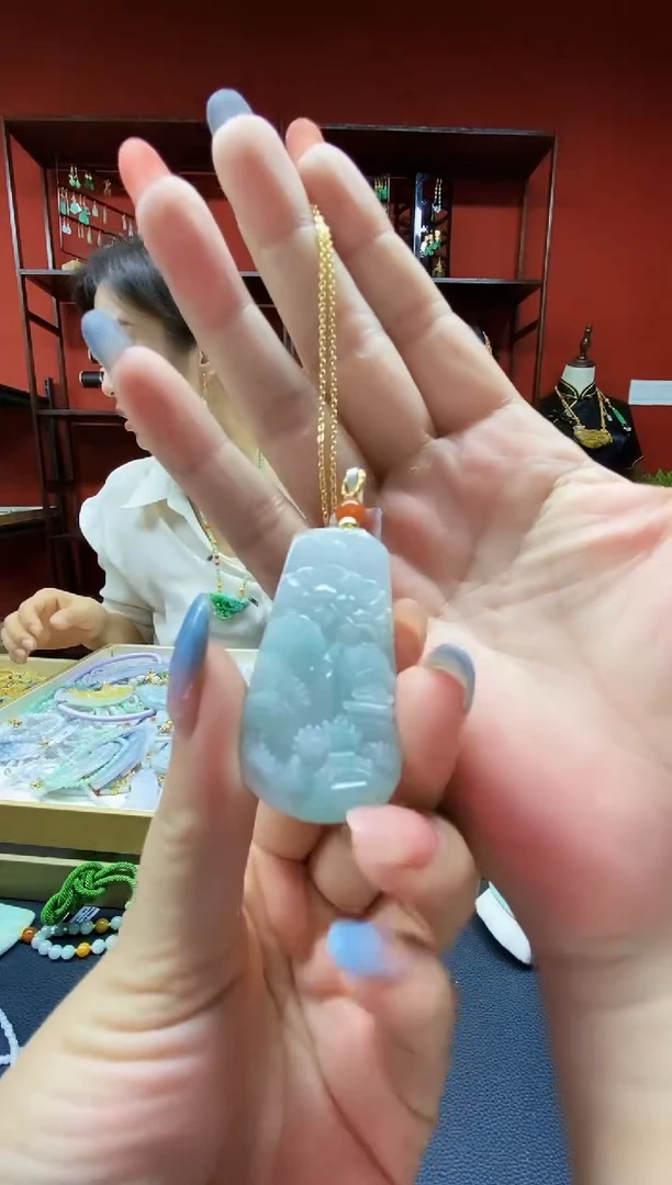 颈饰未镶嵌翡翠翡翠吊坠