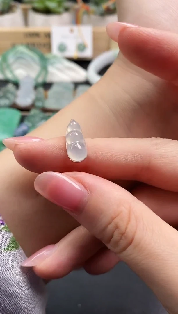 颈饰未镶嵌翡翠福豆