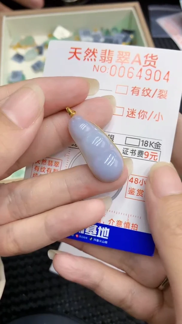 【闪购商品】翡翠颈饰18K金镶嵌            8