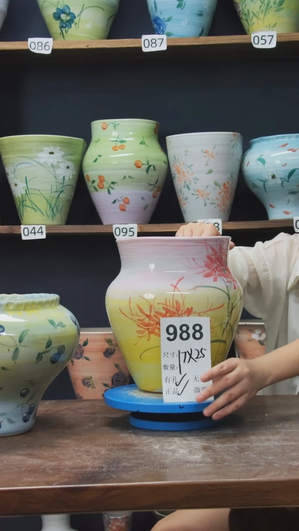 陶瓷景德镇多肉花盆988【微瑕】