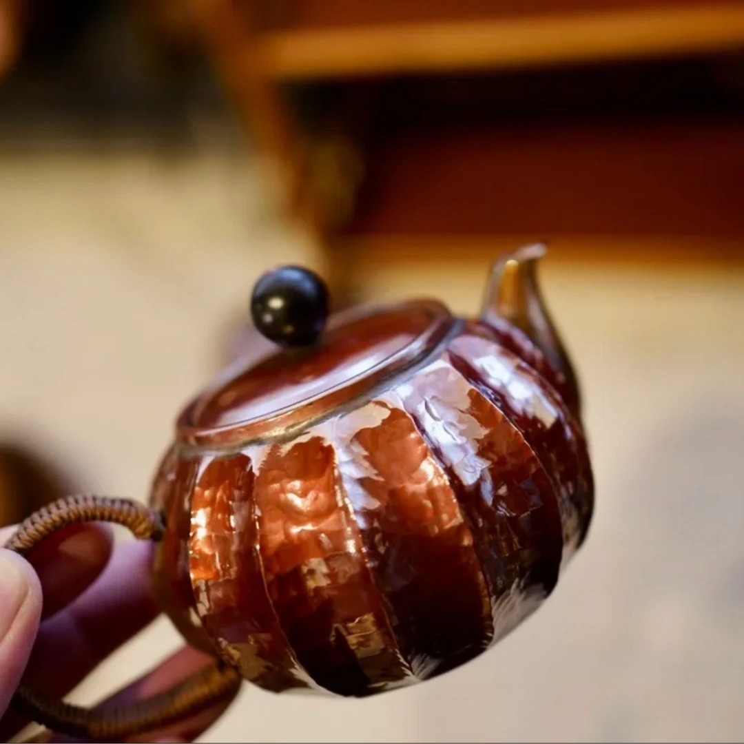 铜茶壶手工小泡壶