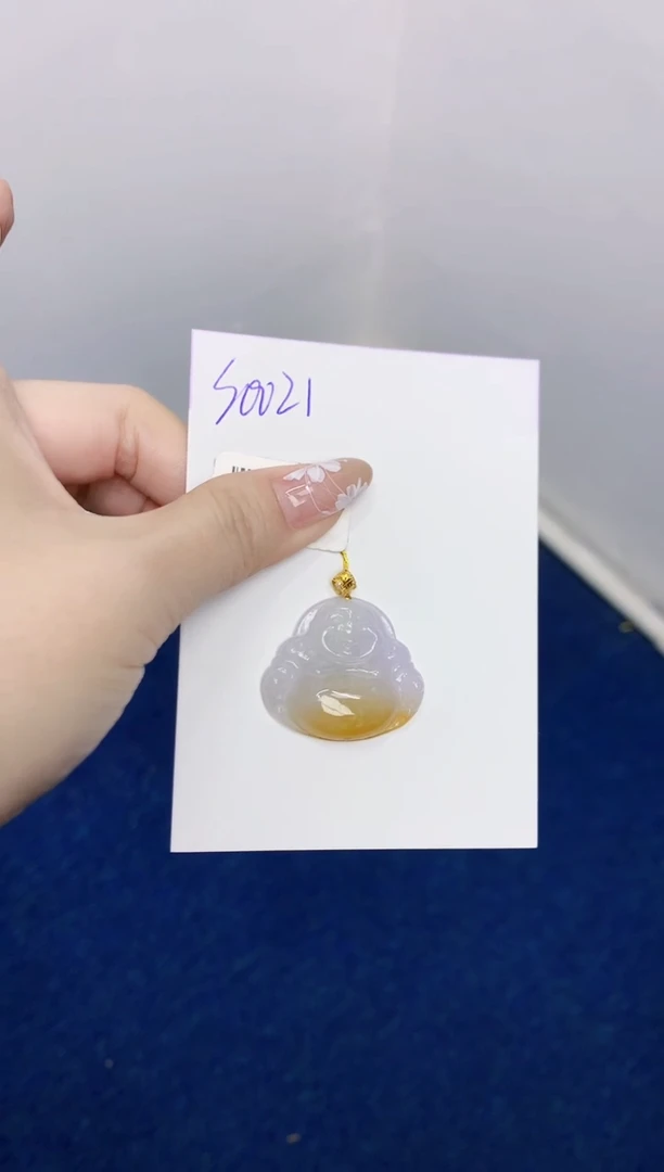 翡翠18K金镶嵌颈饰11111111