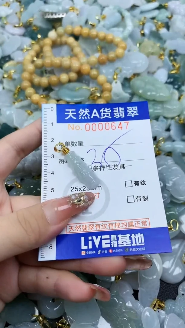 翡翠未镶嵌颈饰天然A货翡翠