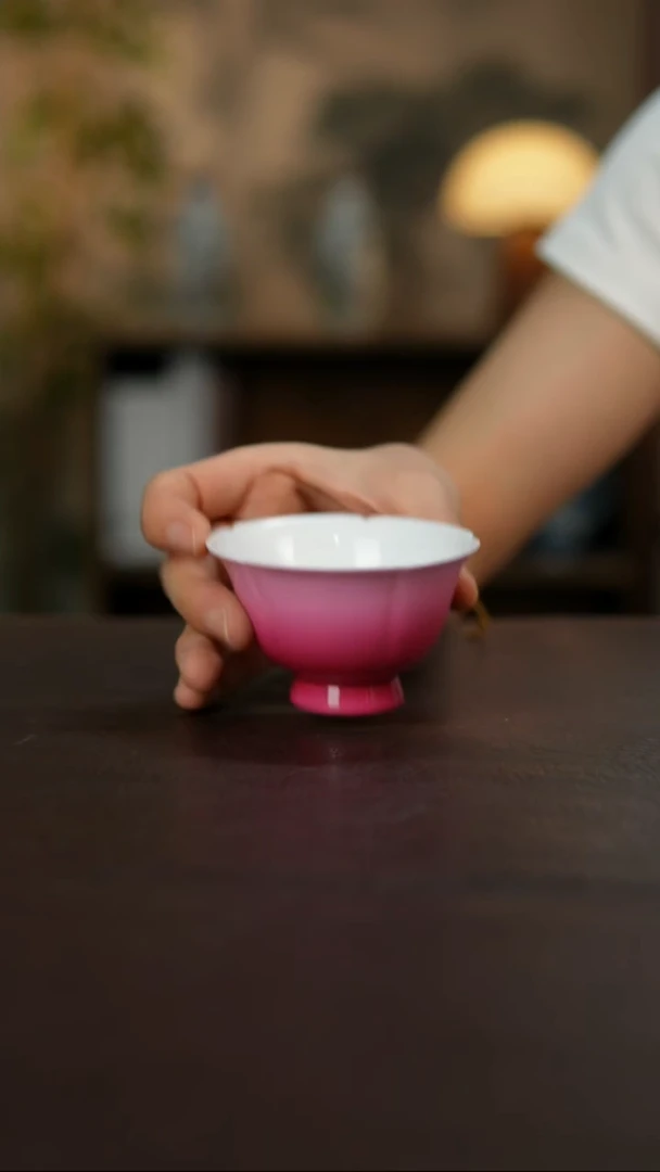 景德镇陶瓷杯碗柴烧多人