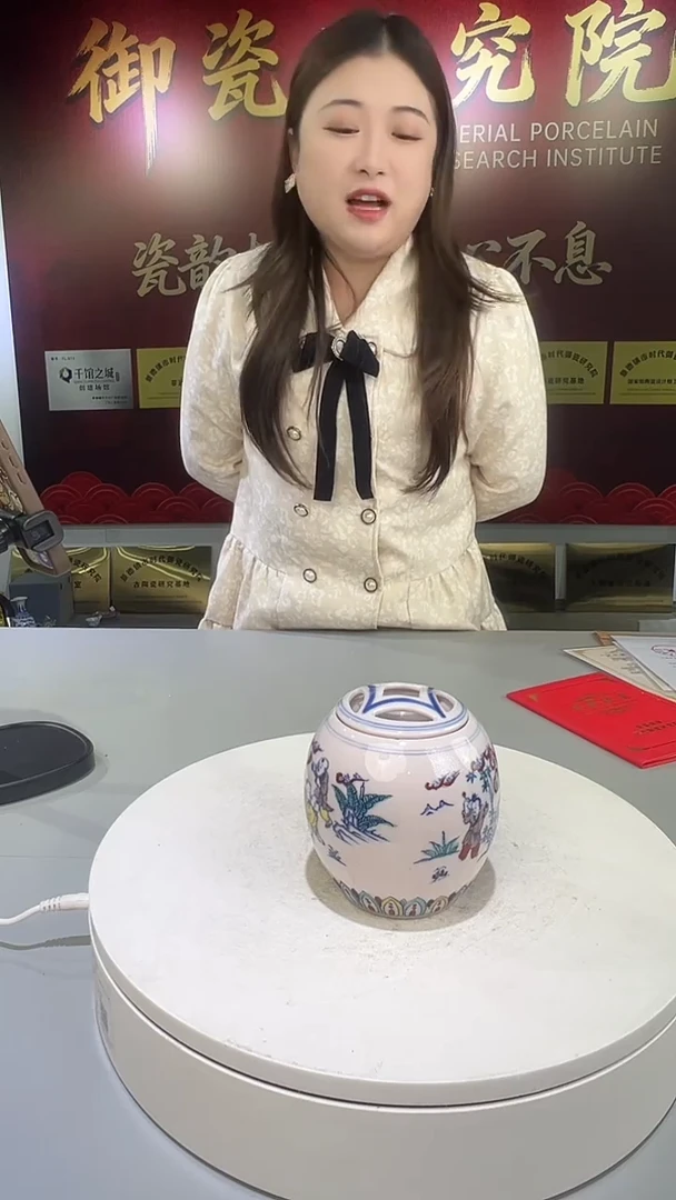 瓶景德镇陶瓷手工手绘Z12