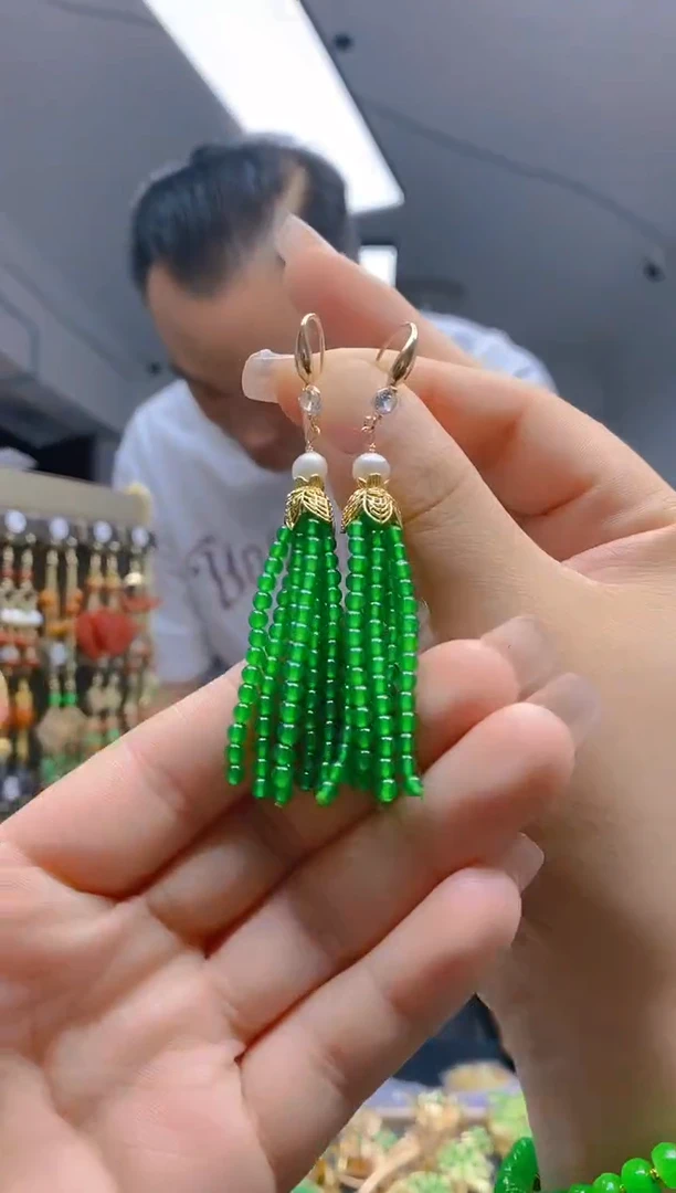 【闪购商品】玛瑙/玉髓耳饰合金8玛瑙耳饰