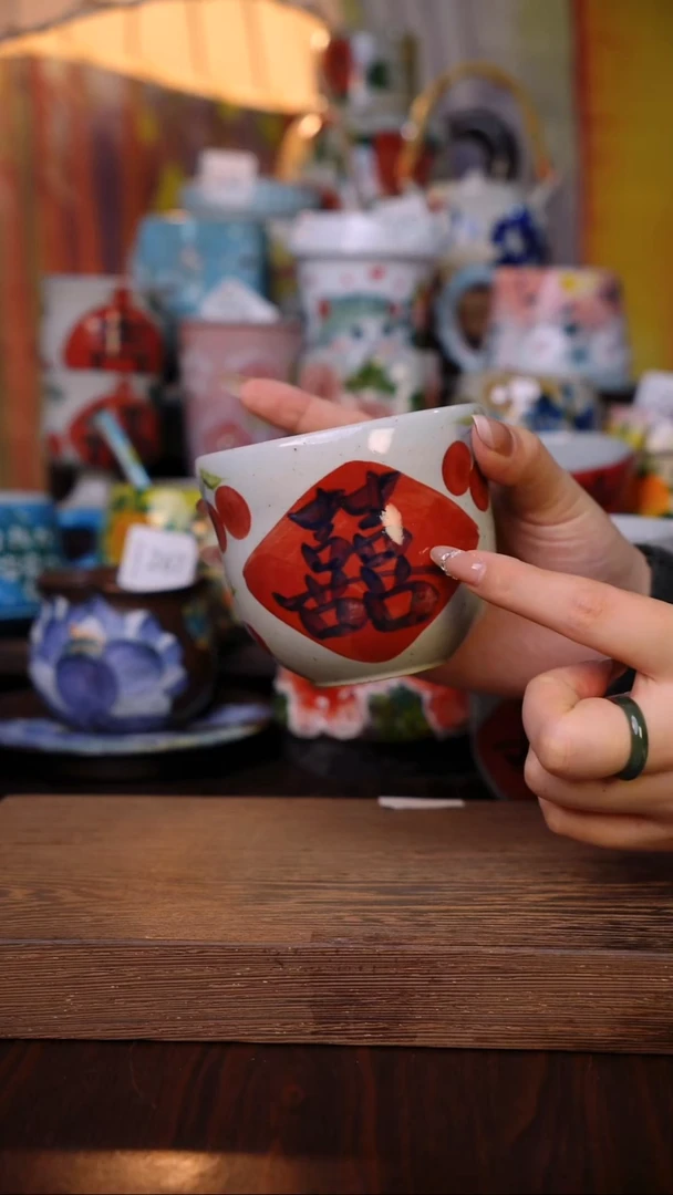 摆件陶泥垚手作 景德镇手工手绘陶瓷器物