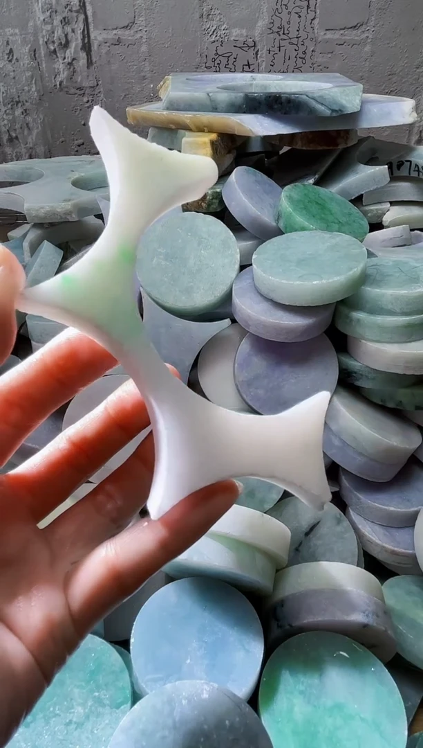 裸石翡翠天然翡翠A货玉 南 075