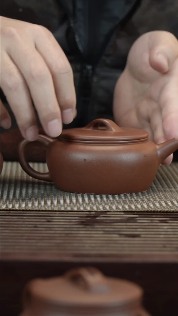 【闪购商品】紫砂茶壶底槽清大斌诗意20CC半手工