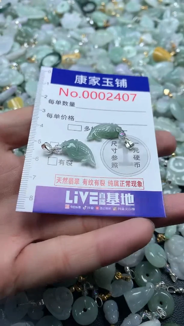 颈饰未镶嵌翡翠2407
