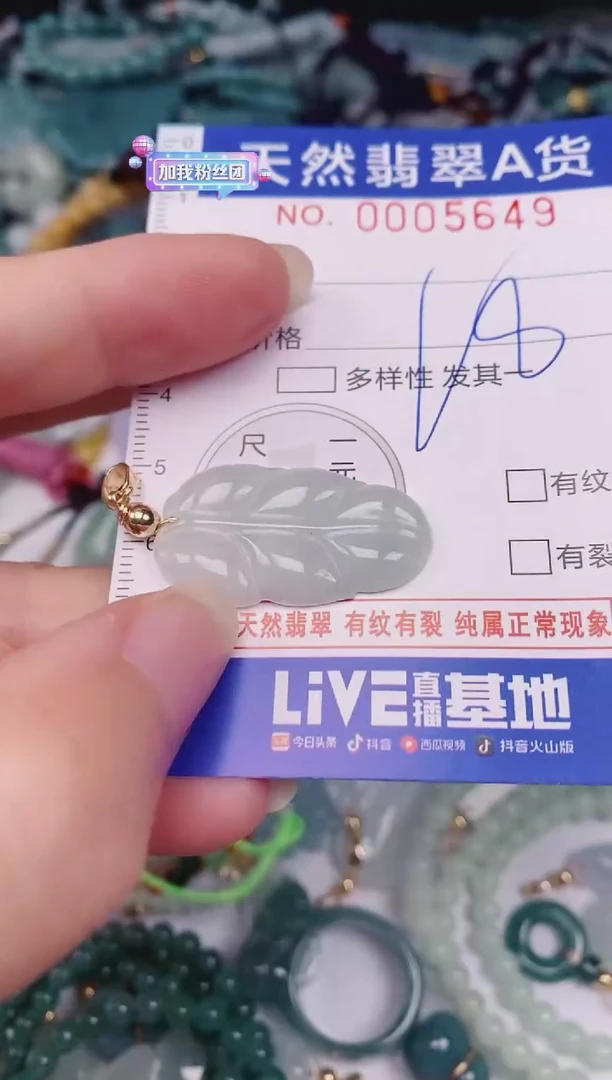 颈饰未镶嵌翡翠00005649