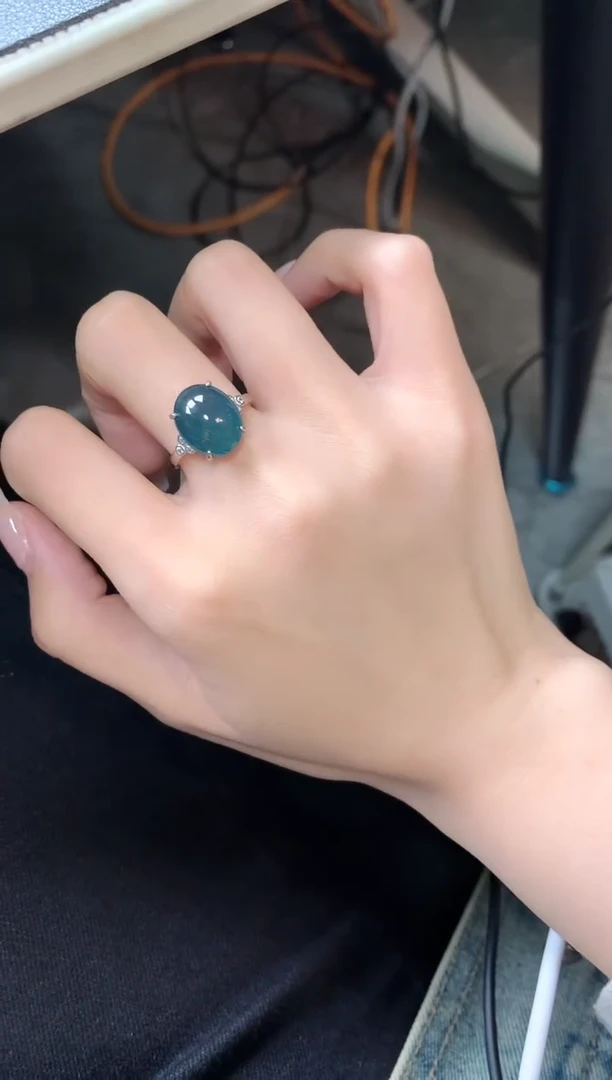 【闪购商品】翡翠戒指银S925镶嵌21321321