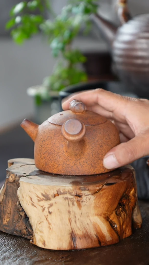 紫砂全手工侧把壶