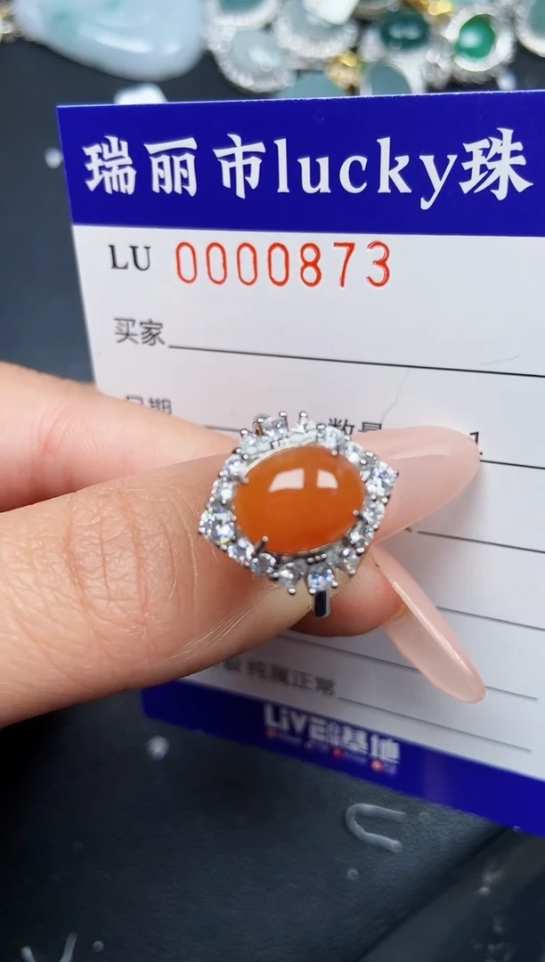 【闪购商品】翡翠颈饰银S925镶嵌0873