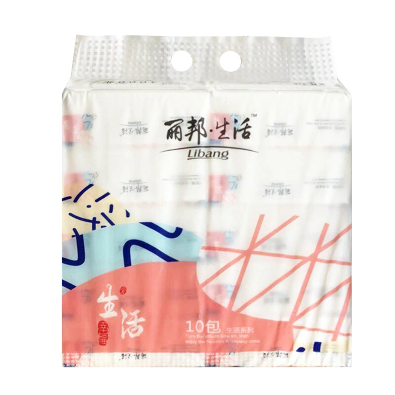 丽邦生活面巾纸300张*10包/提