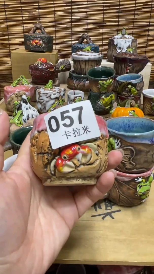 悠***?057精美粗陶手工柴烧