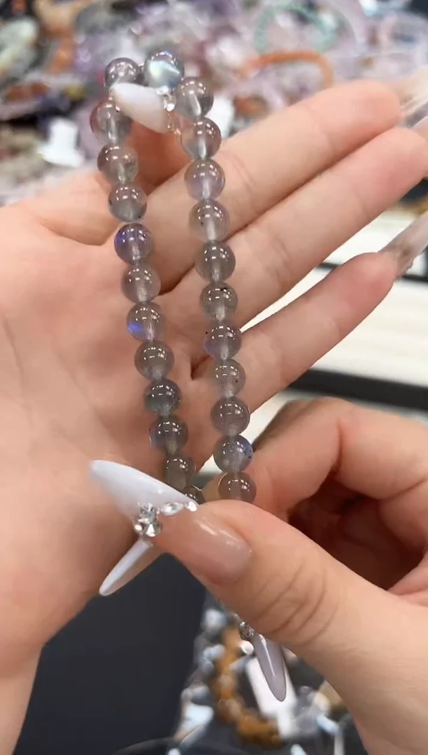 水晶手串未镶嵌8a多样性发其一【1条】默认微瑕