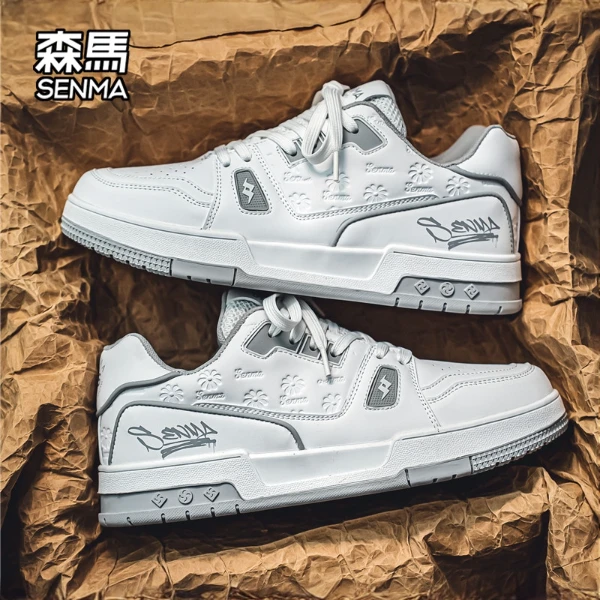 森马男鞋秋季潮牌低帮时尚休闲情侣鞋青少年男生百搭软底学生板鞋