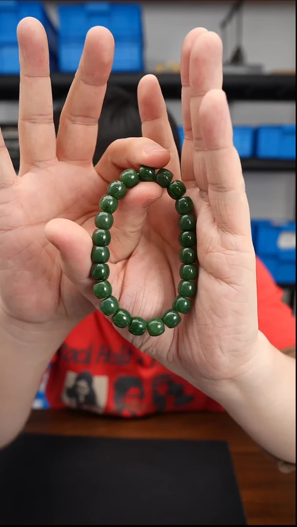 未镶嵌手链和田玉0102DLB394手串