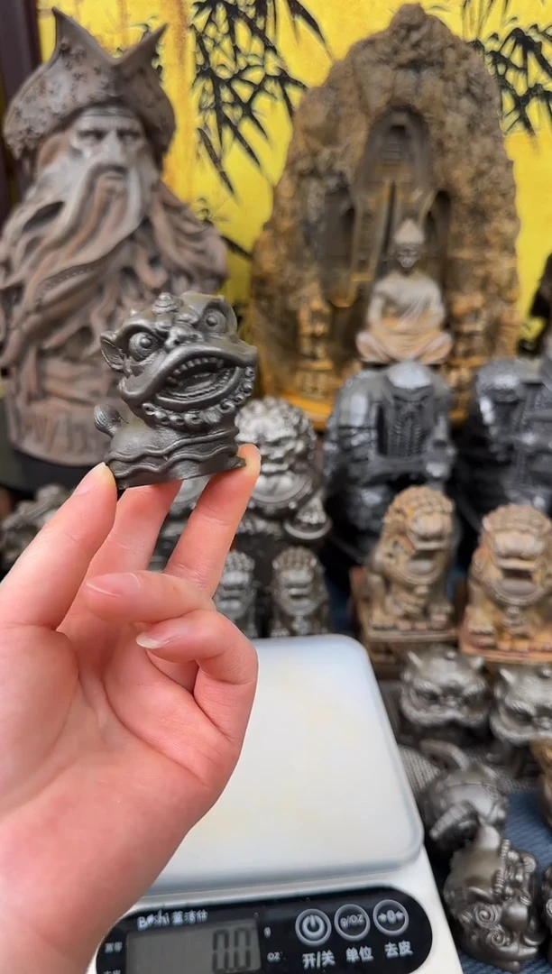 铁精致潮玩摆件小舞狮