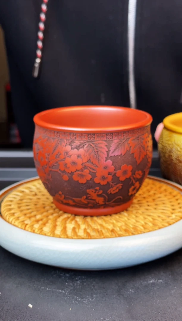 生肖杯  老鼠   紫玉金砂  主人杯