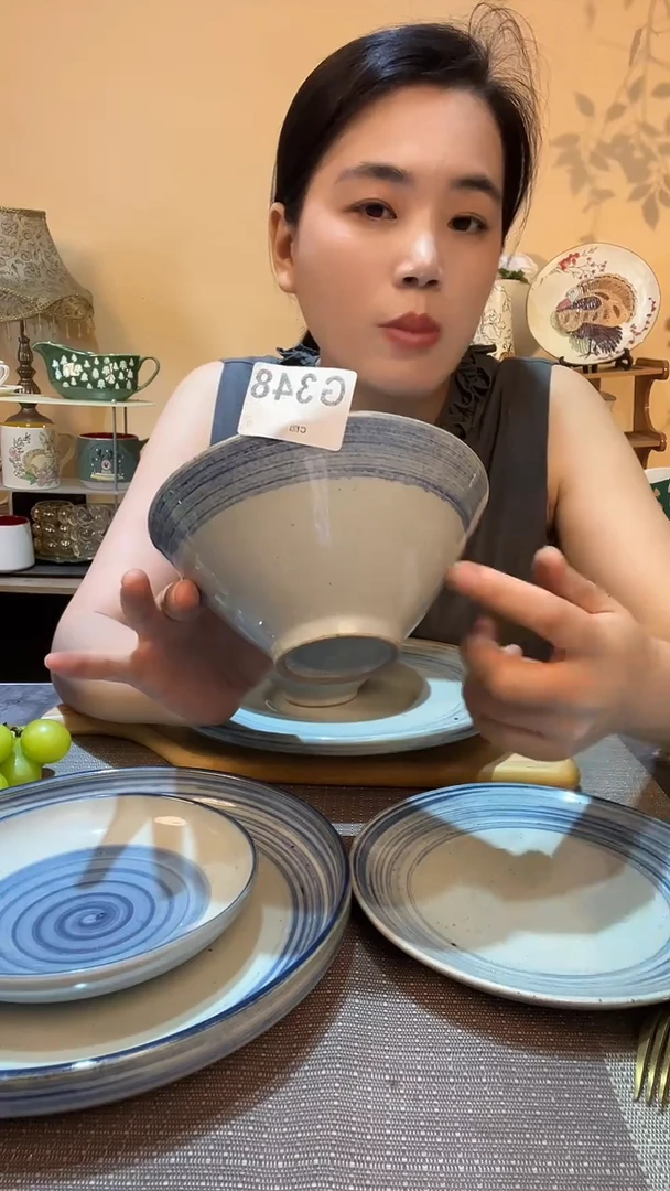 瓷片g348 6英寸碗  微瑕介意勿拍
