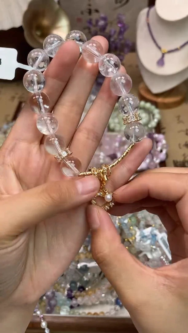水晶手链未镶嵌154手串