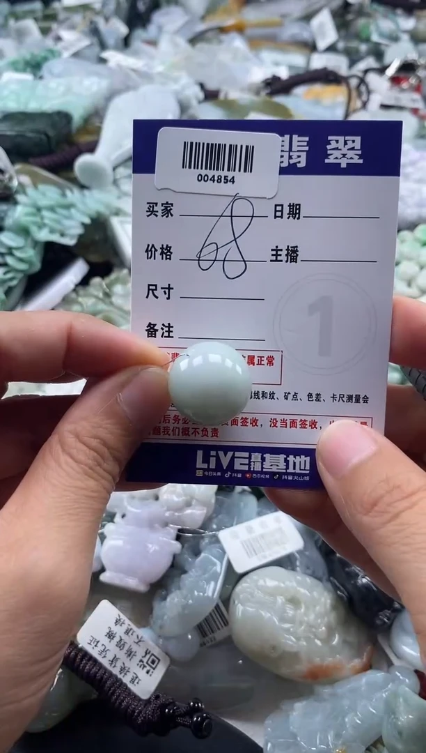 吊坠(不含链)未镶嵌翡翠004854