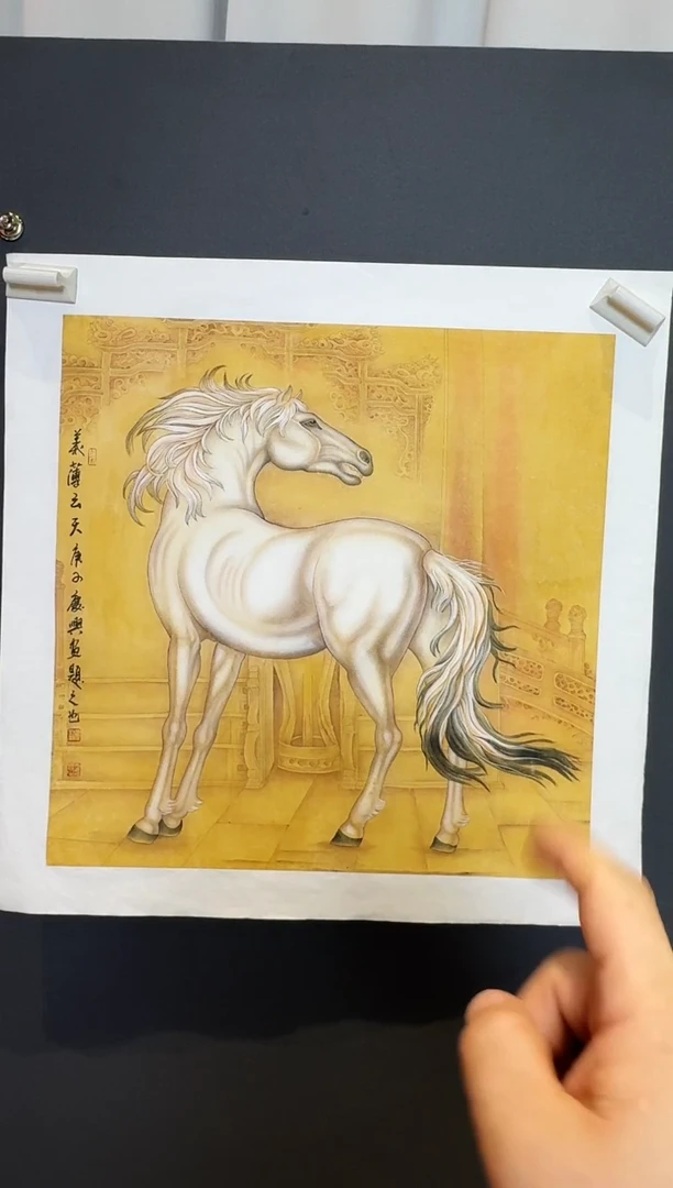 国画李庆兴义薄云天2025-0103DH039