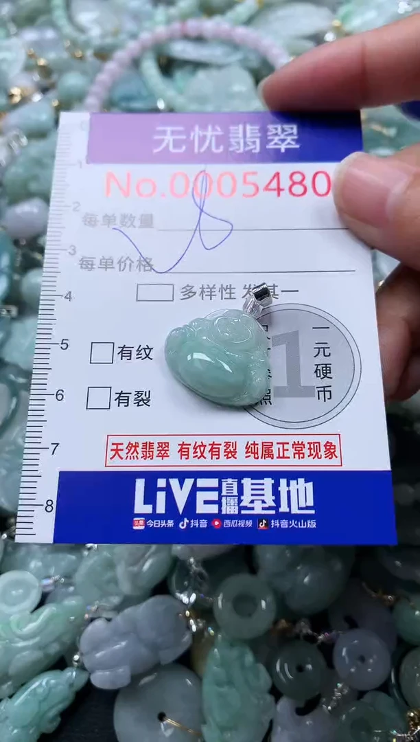 颈饰未镶嵌翡翠5480