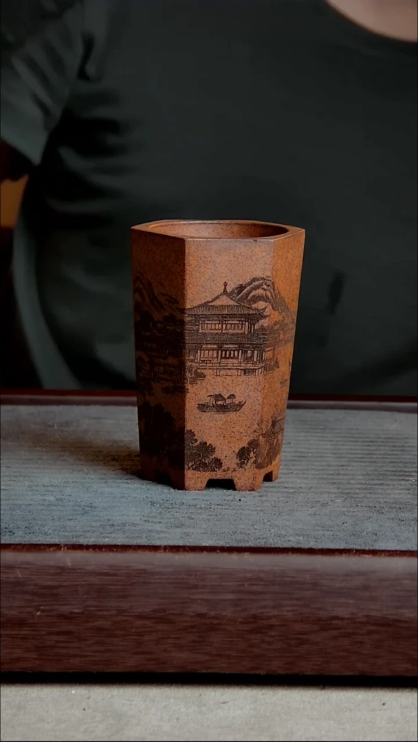 紫砂花盆6*11内径尺寸紫砂花盆