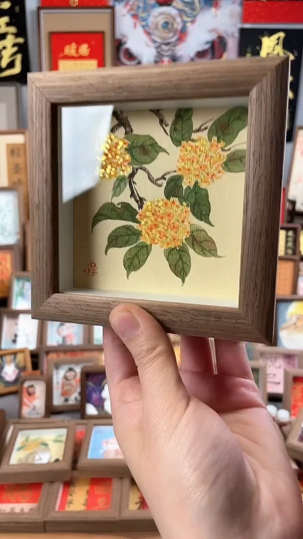 国画纯手绘书法绘画作品