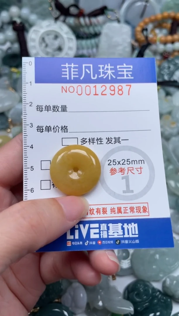 颈饰未镶嵌翡翠12987
