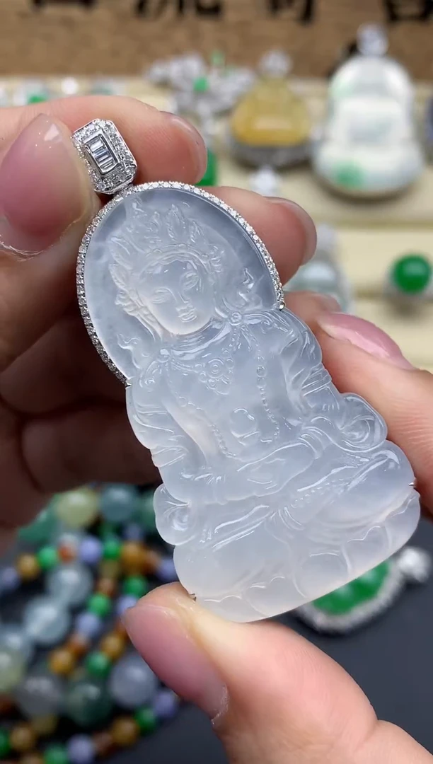 【闪购商品】翡翠颈饰18K金镶嵌809-中国好珍宝
