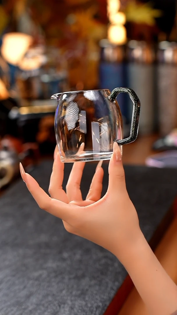 暗香疏影/炫彩秦权匀杯/黑金