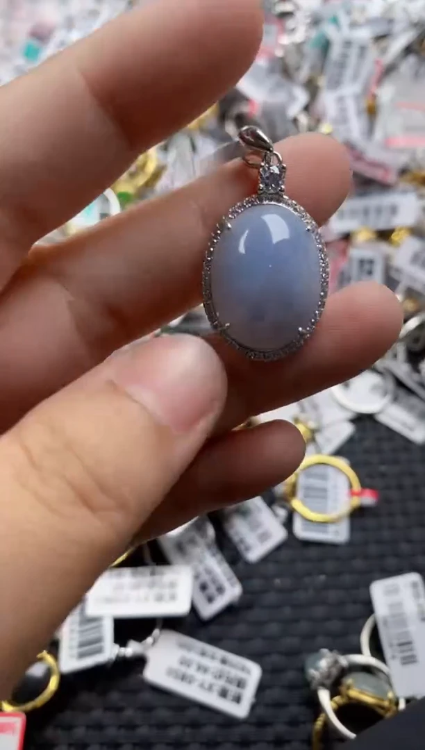 翡翠戒指银S925镶嵌555     4
