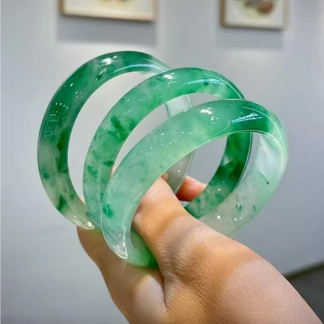 非金属木质手镯 飘花非洲翠玉手镯子女平安镯送长辈节日礼物