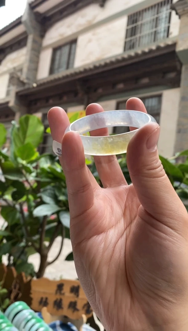 未镶嵌手镯翡翠53圈
