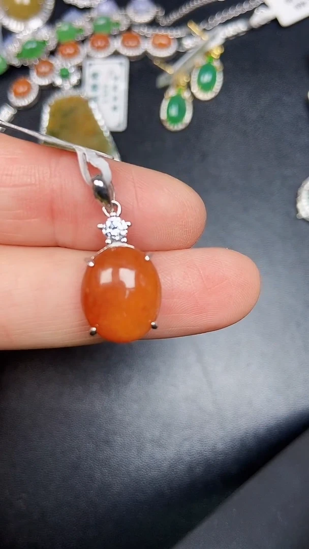 银S925镶嵌戒指翡翠2810