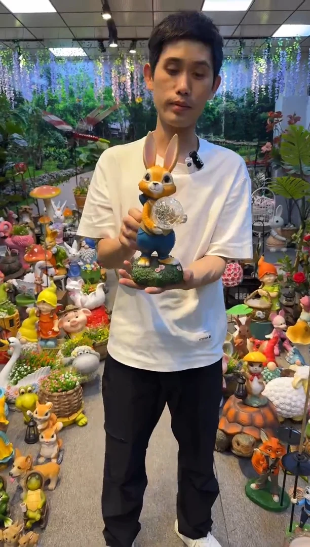 无花朵花园庭院摆件&00&