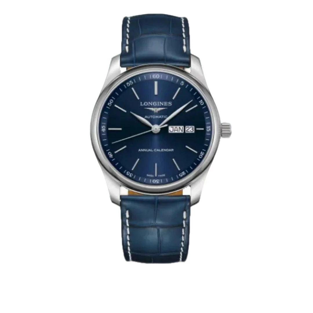 99新 Longines/浪琴 名匠/40表径/L2.910.4.92.0/蓝盘/自动机械