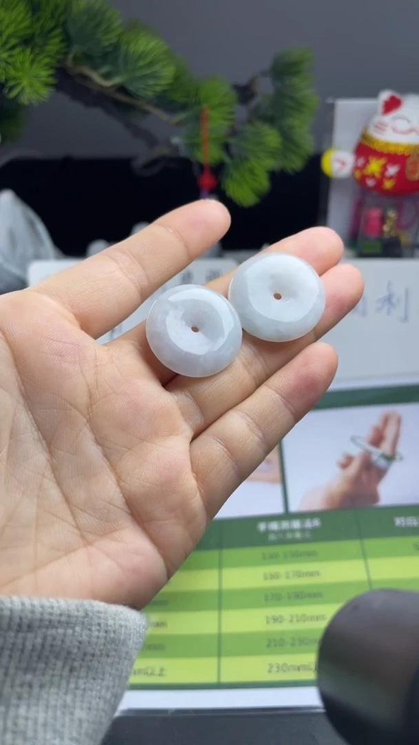颈饰未镶嵌翡翠平安扣/多样性发一件